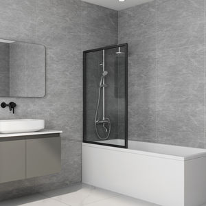 Blossom 6mm sans cadre mural Pivot verre <span class=keywords><strong>baignoire</strong></span> écran <span class=keywords><strong>de</strong></span> douche plateau rectangulaire apparence carrée pour hôtels - Product Image 4