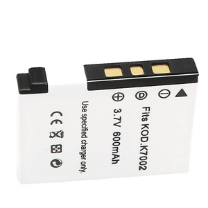 แบตเตอรี่ KLIC-7002 600mAh K7002 สำหรับกล้อง Kodak EasyShare V630 V530 ได้รับการรับรองมาตรฐาน CE RoHS ขายส่งจำนวนมาก รับประกัน 12 เดือน - Product Image 5