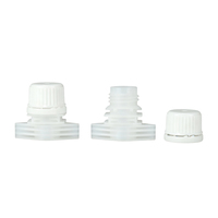 Kit de bec verseur et bouchon en plastique PE de 16 mm, compatible avec les aliments, pour sachets de recharges de boissons et de liquides alimentaires