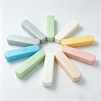 Boîte de rangement protectrice en plastique rigide recyclable et colorée, vide, avec logo personnalisé, vente en gros