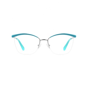 Gafas Ópticas de Metal de Lujo con Media Montura Cuadrada, Modernas para Mujer, con Logotipo Personalizado, al por Mayor, de Alta Gama, Hemme Paris ME42J51 - Product Image 1