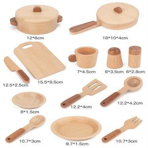 Ensemble <span class=keywords><strong>de</strong></span> <span class=keywords><strong>cuisine</strong></span> en bois pour enfants, écologique et non toxique, pour les tout-petits et les enfants <span class=keywords><strong>de</strong></span> 0 à 24 mois et <span class=keywords><strong>de</strong></span> 2 à 4 ans, fabriqué en Chine - Product Image 6