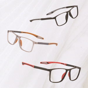 <span class=keywords><strong>Gafas</strong></span> Ópticas Deportivas Unisex Cuadradas y Delgadas, Lentes con Protección Contra la Luz Azul, Armazón TR90 para Computadora y Lectura - Product Image 3