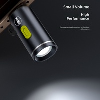 Adaptor Senter LED Mini USB C dari Aluminium Alloy, Adaptor Catu Daya Output DC untuk Berkemah & Mendaki Gunung di Luar Ruangan