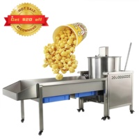 Machine à Popcorn Commerciale en Acier Inoxydable pour Caramel et Maïs Soufflé, Certifiée CE, à Vendre en Chine