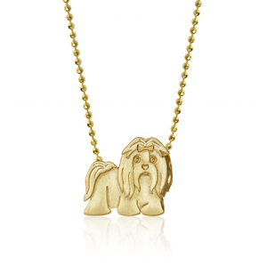 Popular de acero inoxidable mascota diamante perro colgante Bulldog <span class=keywords><strong>Corgi</strong></span> caniche clavícula PVD chapado 18K oro lindo Animal perro <span class=keywords><strong>collar</strong></span> - Product Image 1