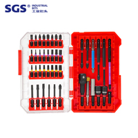 Set mata obeng magnetik benturan 42 potong popularity ity tinggi SGS kotak merah