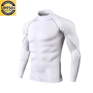 Wholesale Sun Protection Clothing Mens <b>Compression</b> <b>Shirt</b> Gym Baselayer Rash Guard Swim <b>Shirts</b> - Product Image 5
