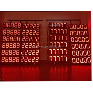 8-36 дюймов 8888 водонепроницаемый цифровой канал светодиодный экран газовый светодиодный ценовой знак с ценовыми знаками на газ для продажи - Product Image 2