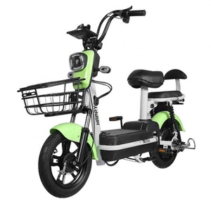 Scooter électrique 14 pouces directement de l'usine avec cadre en acier 48V 350W, vélo électrique portable, batterie 12A, vélo électrique pour adultes - Product Image 6