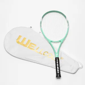 Precio de fábrica personalizado 300g peso ligero 45lbs raquetas de tenis profesional Raqueta de tenis de aleación de aluminio Raquetas de tenis