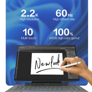 Ordinateur portable 2 en 1 Crelander <span class=keywords><strong>14</strong></span> <span class=keywords><strong>pouces</strong></span>, Intel N95, écran tactile, 16 Go, ordinateur portable fin et portable, tablette <span class=keywords><strong>PC</strong></span>, support pour ordinateur portable, ordinateur portable pour joueurs - Product Image 2