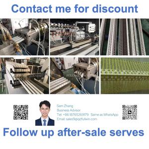 Manik-manik sudut pvc jala sudut pvc manik-manik sudut pvc dengan mesin jaring ekstruder plastik garis produksi - Product Image 2