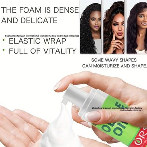 Espuma y Cera para Peinar Orgánica de Fijación Fuerte - Controla el Frizz, Fijación Duradera para Rizos, Espirales y Ondas, Fórmula Hidratante - Product Image 3