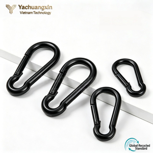 Mousqueton à ressort en acier au carbone galvanisé de haute qualité 70 mm pour l'industrie générale, l'escalade et l'alpinisme - Product Image 5