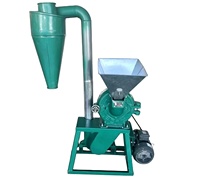 Moulin à riz, haricots et maïs à moteur essence / Petite machine à farine électrique domestique / Broyeur de céréales