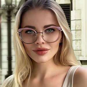 Cat Eye-gafas ópticas TR90 con bloqueador de bloqueo, marco de ordenador con luz azul, TR90, novedad de <span class=keywords><strong>2023</strong></span> - Product Image 1