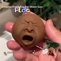 Nouveau Pistolet à Eau en Plastique Anti-Stress et Anti-Anxiété, Jouet de Bureau Amusant pour Enfants et Jeunes, Modèle SW Viral Yawning Tea Pet, Chine