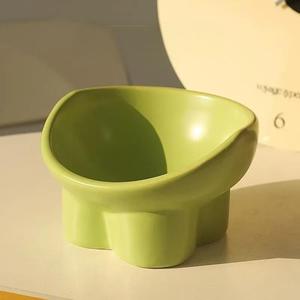 Nuovo popolare eco-friendly modello solido Anti-schizzi di spina dorsale gatto e cane ciotola per animali domestici per uso alimentare ceramica pieghevole - Product Image 3