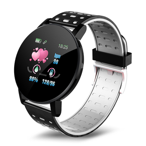 Pulsera Inteligente 119 Plus, Reloj Inteligente con Monitor de Ritmo Cardíaco, Pulsera Deportiva para Hombre y Mujer, Reloj Inteligente a Prueba de Agua - Product Image 1