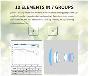 Ống kính lấy nét tự động Viltrox 85mm F1.8 STM với ống kính Khẩu độ lớn Full Frame cho máy ảnh <span class=keywords><strong>Nikon</strong></span> Z5 Z6 Z7 Z50 z7ii z6ii - Product Image 5