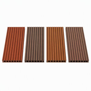 Terrasse en WPC 25 mm, co-extrusion, imperméable, résistant à la décoloration, anti-termites, anti-UV, antidérapant, écologique, à emboîtement, pour extérieur - Product Image 2