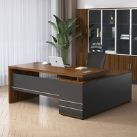 Bureau d'ordinateur moderne pour cadres, extensible, modulaire, en MDF, mobilier de bureau