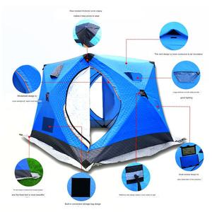 Tente de pêche sur glace camping en plein air hiver coton épaissi chaud froid neige pêche hiver maison de pêche - Product Image 5