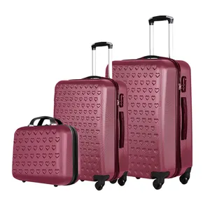 Bojun Factory OEM Customized Suitcases Sets Travel Luggage Suitcase 6 Pieces Set Smart Suitcase With Makeup Case