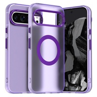 Coque Magnétique Transparente Anti-Chute pour Google Pixel 8A/8 Pro/9 Pro/9A/9 Pro XL avec Protection de Téléphone et Vente au Détail (Ins Retail)