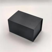 Boîte cadeau de luxe avec logo personnalisé - Matériaux recyclables écologiques - Embossage brillant - Papier cartonné noir spécial