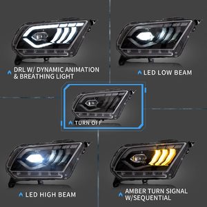 ไฟหน้า LED <span class=keywords><strong>VLAND</strong></span> สำหรับรถมัสแตง ปี 2010-2014 - Product Image 2