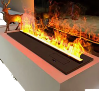 Cheminée électrique autoportante de style français avec télécommande à vapeur 3D pour la décoration intérieure de l'hôtel Effets de brouillard d'eau