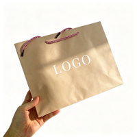 Sacs cadeaux de luxe en papier d'art, petits, recyclables, avec poignées, mini, en vrac, pour fêtes, bijoux, parfums, emballages en matériaux recyclés
