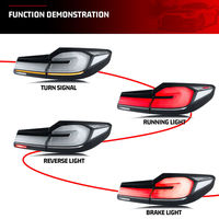 Luces Traseras LED para BMW G30 F90 M5 Serie 5 2017-2020, Ensamblaje de Luces Traseras con Intermitentes Secuenciales, 12V, ABS, Lentes Rojo Claro, Nuevas
