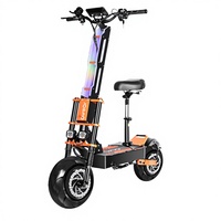 Skuter Listrik Off Road untuk Dewasa 8000W 60V 13-inci 80km/jam Lipat Bahan Aluminium Alloy Gudang AS EU