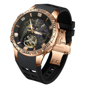 <span class=keywords><strong>Montre</strong></span> mécanique automatique HANBORO Black Panther, style super-héros, <span class=keywords><strong>montre</strong></span> de sport pour homme, style creux - Product Image 6