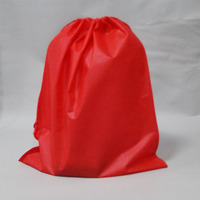 Sac de rangement pour chaussures en tissu non tissé personnalisé, réutilisable, écologique, recyclable, avec fermeture à cordon