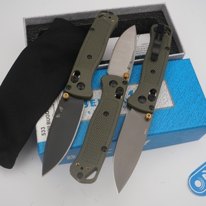 Coltello Pieghevole Tattico da Sopravvivenza Factory Direct BUGOUT Benchmade MINI533 con Manico in Fibra, Coltello Affilato per Caccia Selvaggia - Product Image 3