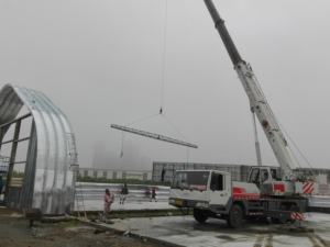 UBM240 SX-914-610 K <span class=keywords><strong>Q</strong></span> 경간 아치 지붕 시트 주차장/야드 지붕 만들기 기계 수직 지붕 빌딩 기계 - Product Image 6