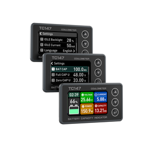 TC147A <span class=keywords><strong>Mini</strong></span> araba Electromobile motosiklet için dijital ekran voltmetre pil test cihazı <span class=keywords><strong>LED</strong></span> gerilim ve akım tipi önlemler - Product Image 1