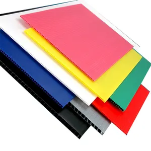 Custom color polypropylene PP corrugated board 2-8mm anti-corrosion corrugated plastic hollow board