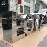 Décorations de table LOVE en métal Simba pour mariage, fête, gâteau, dessert – Écologiques et durables