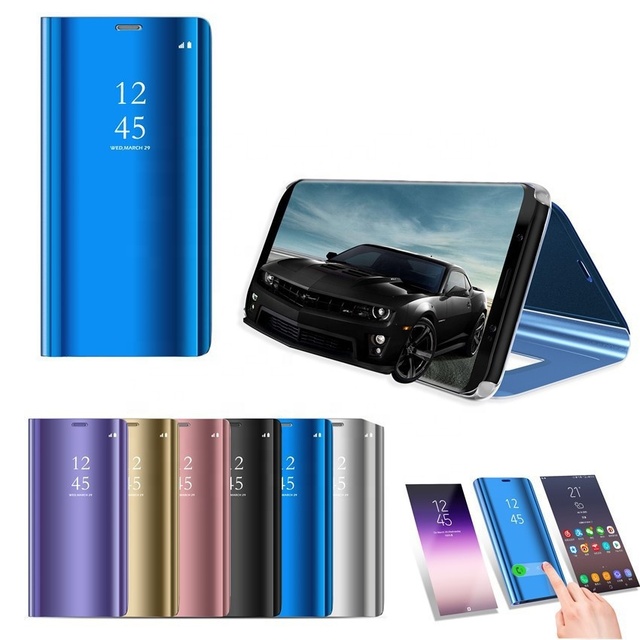 Smart Mirror Flip Case for Samsung Galaxy S20 A51 A71 A81 A91 A50 A70 Note 20 10 9 8 S10 S9 S8 Plus Pro M51 FE A20 A30 A31 Cover