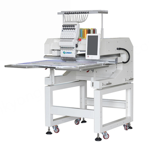 Máquina Bordadora Computarizada de Una Cabeza Automática 1201 500*800mm para Gorras Planas y Camisetas, Precio de Fábrica, Alta Velocidad, 12/15 Agujas, OEM - Product Image 1