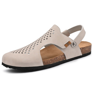 Nuevas Sandalias de Hombre 2026, Tipo Pantuflas, para Verano, Uso en Exteriores, Cuero Genuino Suave, Versátiles, con Suela Gruesa, a la Moda - Product Image 5
