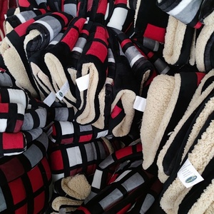 Juego de 3 piezas de Manta Borrego, edredón de forro polar de gran calidad, 100% poliéster, fabricado en China, tamaño <span class=keywords><strong>Queen</strong></span> - Product Image 3