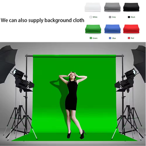 Suministro de fábrica 2x3m pantalla verde Chromakey muselina fotografía telón de fondo estudio telones de fondo fotomatón fondos - Product Image 5