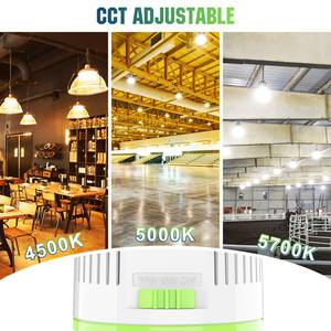 Lámpara LED Tipo Corn Light de 75W/60W/45W, CCT Ajustable 4.5/5/5.7K, E39, 100-277VAC, Iluminación Industrial para Garajes, Almacenes, Fábricas y Talleres - Product Image 2