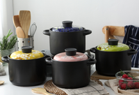 Mini Tajine Vintage 4 Couleurs Antiadhésif en Céramique Écologique pour la Cuisine à Domicile